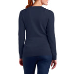 Nivo Women 's Nicole V -Neck 스웨터 - 해군