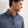 Peter Millar Perth Mélange Performance Quarter-Zip - Marinblå