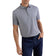 Peter Millar Solid Performance Long Sleeve Jersey Golf Polo Shirt - Marinblå