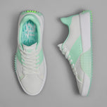 G/Fore Women's G.112 Perforated Leather Kiltie Golf Shoes - Snow/Mentol