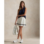 RLX Ralph Lauren Women's Sleeveless Tour Performance Polo Shirt - Angkatan Laut