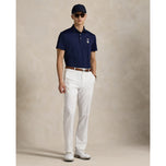 RLX RALPH LAUREN TATEMORED FIT POLO BEAR PIQUE GOLF POLO SHIRT -CERNEAD NAVY