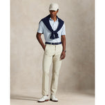 RLX Ralph Lauren Tryckt lättvikt Airflow Golf Polo Shirt - Office Blue Boogey Texture