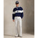 Rlx Ralph Lauren Classic Fit Double -Skick Crest Pullover - Raffinerad marin/keramisk vit
