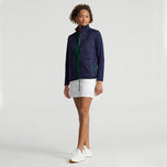 RLX Ralph Lauren Lauren Tech Terry Full Zip Golf Vest - Angkatan Laut Prancis/Pesiar Hijau