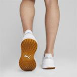 棕褐色点火抬高工艺高尔夫鞋 - 彪马白/灰灰色