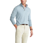 Polo Golf Ralph Lauren Mock Neck Mockable Merino Pullover - Chambray Heather