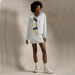 rlx ralph lauren 여자 방수 후드 골프 재킷 - 순수한 화이트