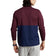 Performa Polo Ralph Lauren 1/4 Zip Peached Jersey - Harvard Wine/Navy Prancis