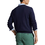 Kinerja Polo Ralph Lauren v Neck Knit - Angkatan Laut Prancis