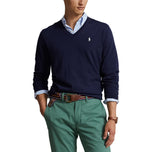 Kinerja Polo Ralph Lauren v Neck Knit - Angkatan Laut Prancis