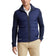 RLX Ralph Lauren Penuh Zip Fine Fine Gauge Terry Jacket - Heather biru zaman pertengahan