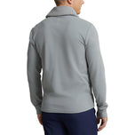 Rlx ralph lauren full zip fine gauge terry golf jacket - puncak abu -abu