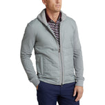 Rlx ralph lauren full zip fine gauge terry golf jacket - puncak abu -abu