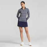 RLX Ralph Lauren Wanita UV Jersey 1/4 Zip Pullover - Highlands Floral