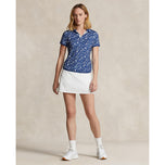 RLX Ralph Lauren Women's Printed Airflow Golf Polo Shirt - Nautical CNV/Beach Royal