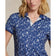 RLX Ralph Lauren Women's Printed Airflow Golf Polo Shirt - Nautical CNV/Beach Royal