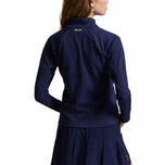 Jaket Golf Ritsleting Penuh Kabel Aktif Wanita RLX Ralph Lauren - Biru Laut Halus