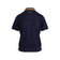 Kemeja Polo Golf Kerah Rajutan Pique Tur Wanita RLX Ralph Lauren - Multi Navy yang Halus