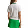 RLX Ralph Lauren Women's Tour Pique Crochet Collar Golf Polo Shirt - Ceramic White Multi