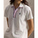 Baju Polo Golf Pique Tour Wanita RLX Ralph Lauren - Seramik Putih/Kabus Biru/Merah Jambu Panas