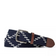 Sabuk Golf Bergaris Berselaput Trim Kulit RLX Ralph Lauren - Biru Laut/Keramik Putih