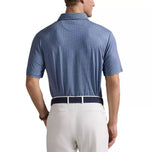 Kemeja Polo Golf Aliran Udara Ringan Cetak RLX Ralph Lauren - Old Royal Bulldog Foulard