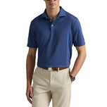RLX Ralph Lauren Disesuaikan Fit Fit Airflow Golf Golf Polo Shirt - Old Royal