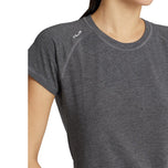 RLX RALPH LAUREN Women's Stretch Crew Tee - Barclay Heather