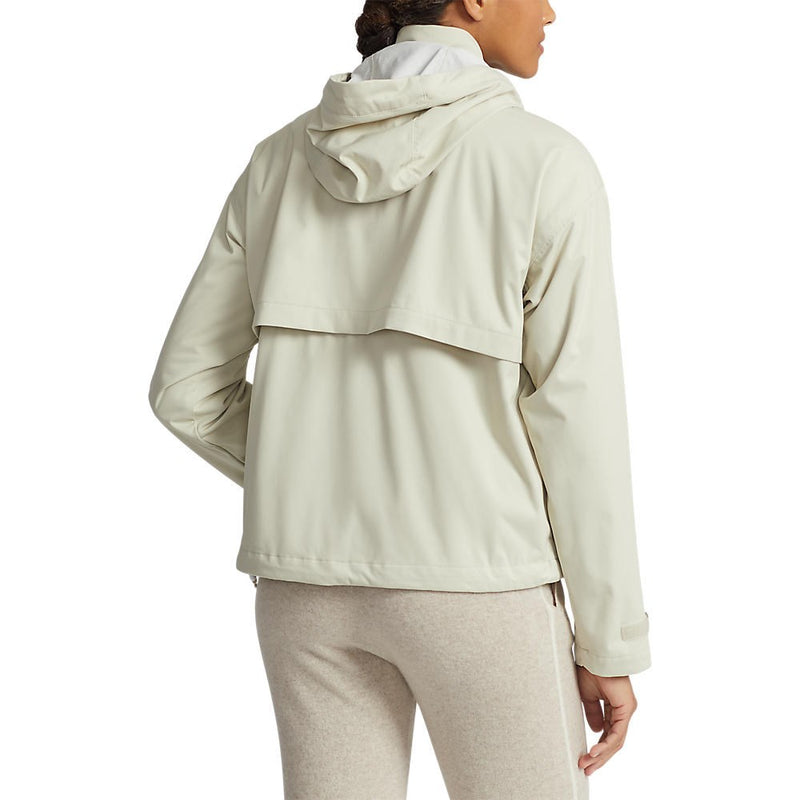 RLX Ralph Lauren Women's Water Repellent Hooded Jacket - Basic Sand