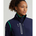 RLX Ralph Lauren Lauren Tech Terry Full Zip Golf Vest - Angkatan Laut Prancis/Pesiar Hijau