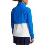 RLX Ralph Lauren Women's Power Stretch Full Zip Jacket - Spa Royal/Pure White Multi