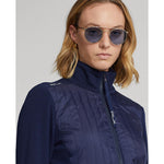 RLX Ralph Lauren Women's Hybrid Performance Full-Zip Jacket - French Navy
