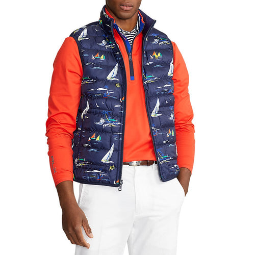 Polo Golf Ralph Lauren Reversible Water-Repellent Vest - French Navy