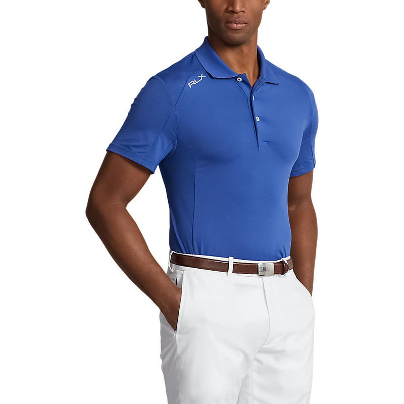 RLX Ralph Lauren Stretch Jersey Golf Polo Shirt - Royal Navy