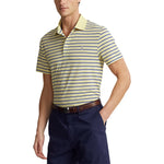 RLX Ralph Lauren Tour Pique Stripe Polo Shirt - Bristol Yellow Multi