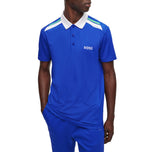 Boss Paddytech Polo Golf Shirt - Blue sedang