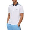 BOSS Paddytech Polo Golf Shirt - White