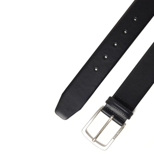 BOSS Italian Leather Golf Belt - Black