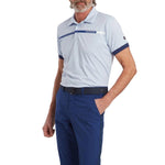 Cross Caddy Golf Polo Shirt - Xenon Blue