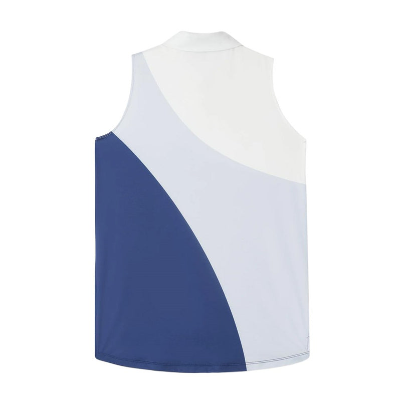 Cross Women's Flow Sleeveless Golf Polo Shirt - Xenon Blue