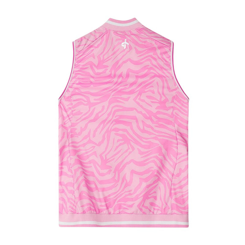 Cross Women's Storm Golf Vest - Pink Zebra