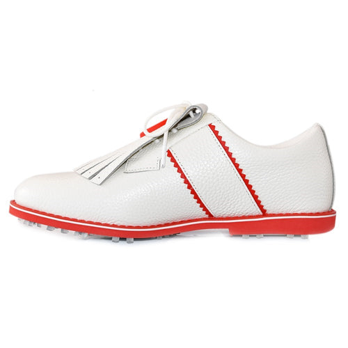 G/Fore Women's Kiltie Gallivanter Golf Shoes - Snow/Poppy