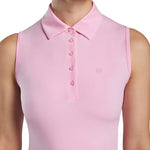 G/Fore Women's Featherweight Sleeveless Polo - Lilac