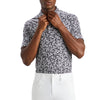 G/Fore Mini Floral Tech Jersey Slim Fit Golf Polo - Snow