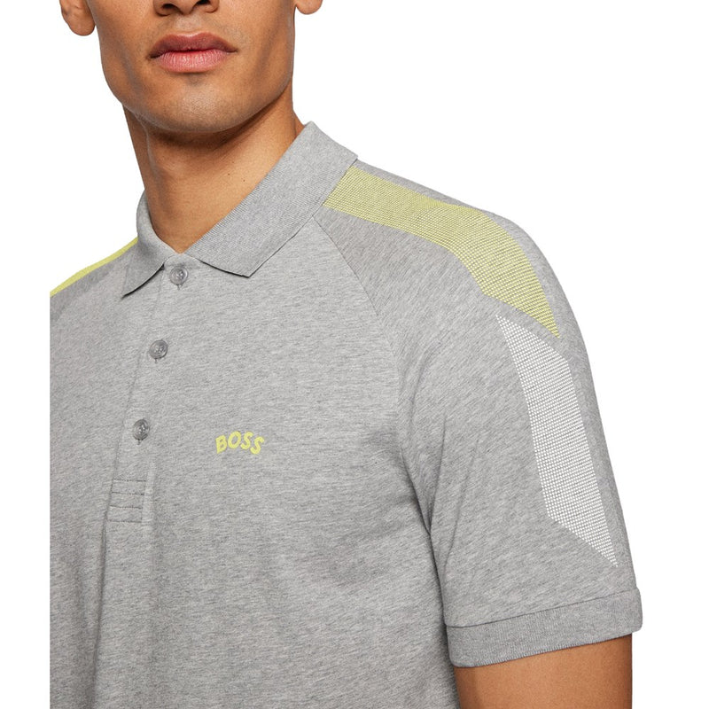 BOSS Paule Naps Polo Shirt - Light/Pastel Grey