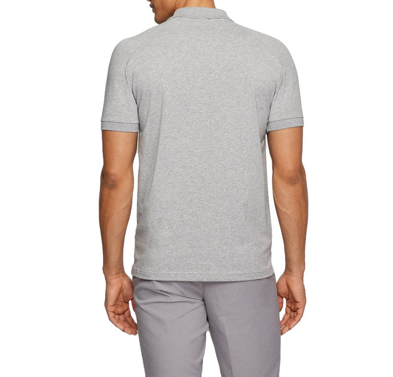BOSS Paule Naps Polo Shirt - Light/Pastel Grey