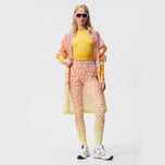 J.Lindeberg Women 's Zena Print Tights -Leo는 일몰을 반영합니다