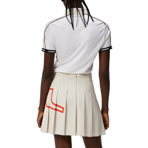 J.Lindeberg Women's Demi Golf Polo Shirt - White