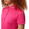 J.Lindeberg Women's Tour Tech Golf Polo Shirt - Fuchsia Purple